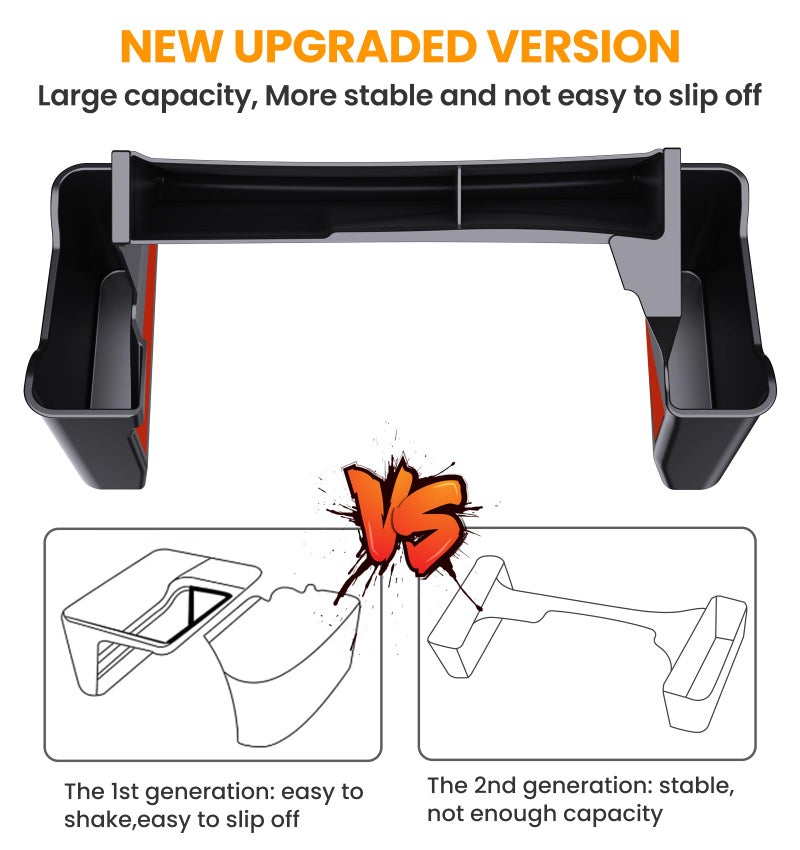 Eamplest Gear Shift Center Console Side Tray Organizer for Jeep Wrangler JL JLU 4xe 2026 2025 2024 2023 2022 2021 2020 2019 2018&Gladiator JT 2020-2026 Interior Storage Accessories Shifter Storage Box - Image 2