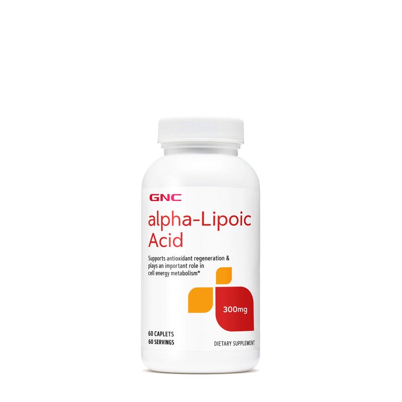 GNC GNC AlphaLipoic Acid 300mg Plays an Important Role in Cell Energy Metabolism 60 Count