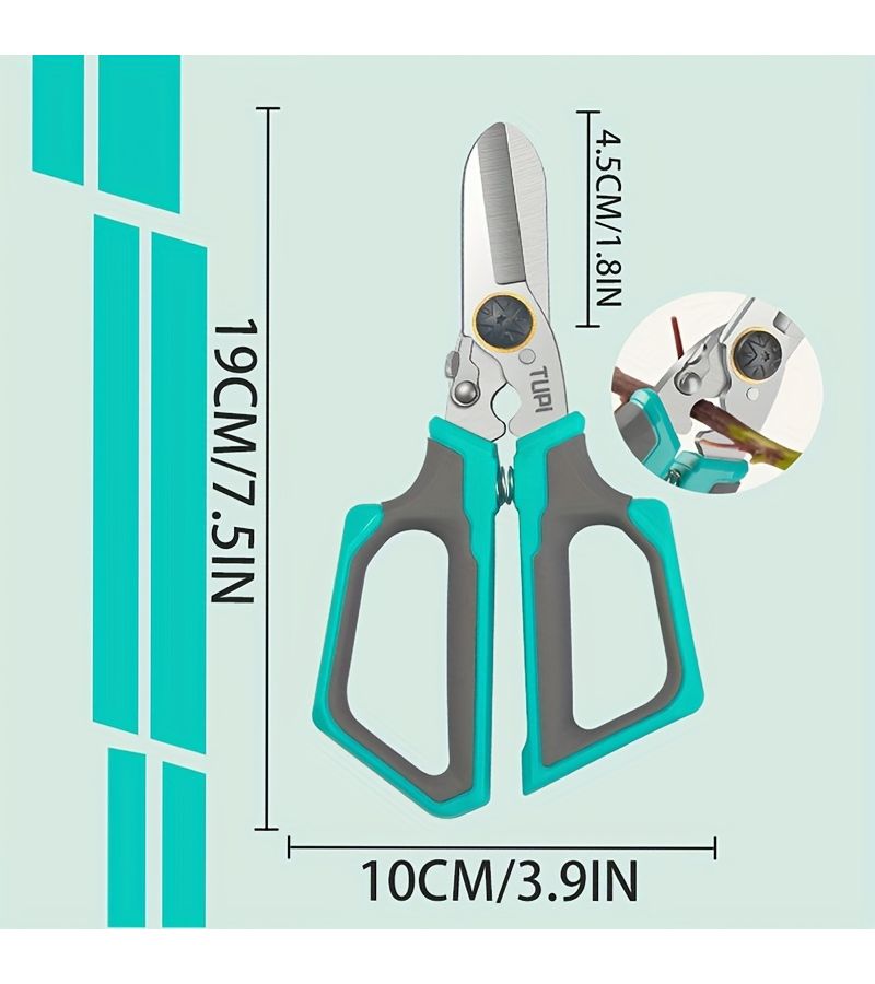 2Pcs Practical Gardening Pruning Shears Set Home Trimming Scissors - Image 3