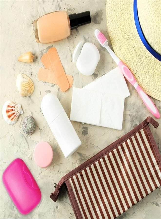 Soap Box Holder, 8pcs Plastic Travel Soap Dish Portable Leak Proof Soap Case Container Soap Dish Container for Bathroom Camping Gym Business Trip  - Image 4