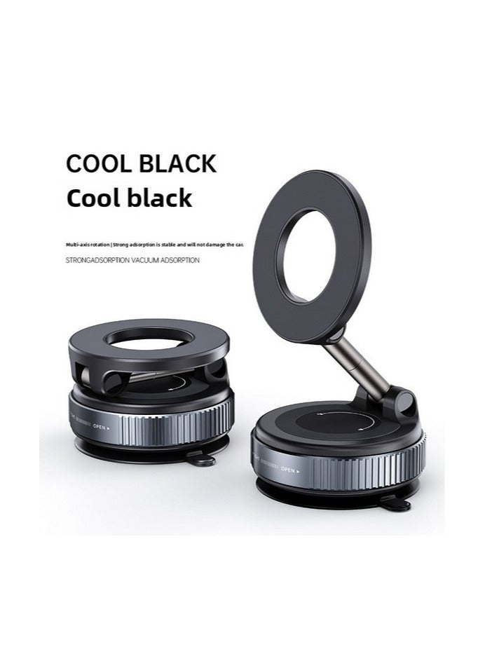 Magnetic Phone Holder for Car, 360°Adjustable Vacuum Magnetic Phone Holder Hands-Free Suction Cup Phone Mount Foldable Vacuum Magnetic Phone Stand for all Phones & Car/Gym/Mirror/Shower/Smooth Surface - Image 4