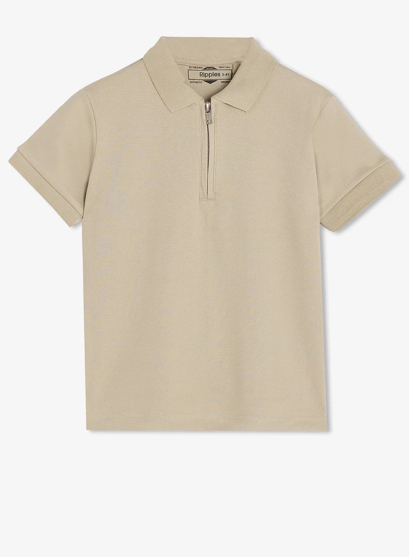 ريبلز مع نمشي Boys Short Sleeves Polo T-Shirt & Shorts Set