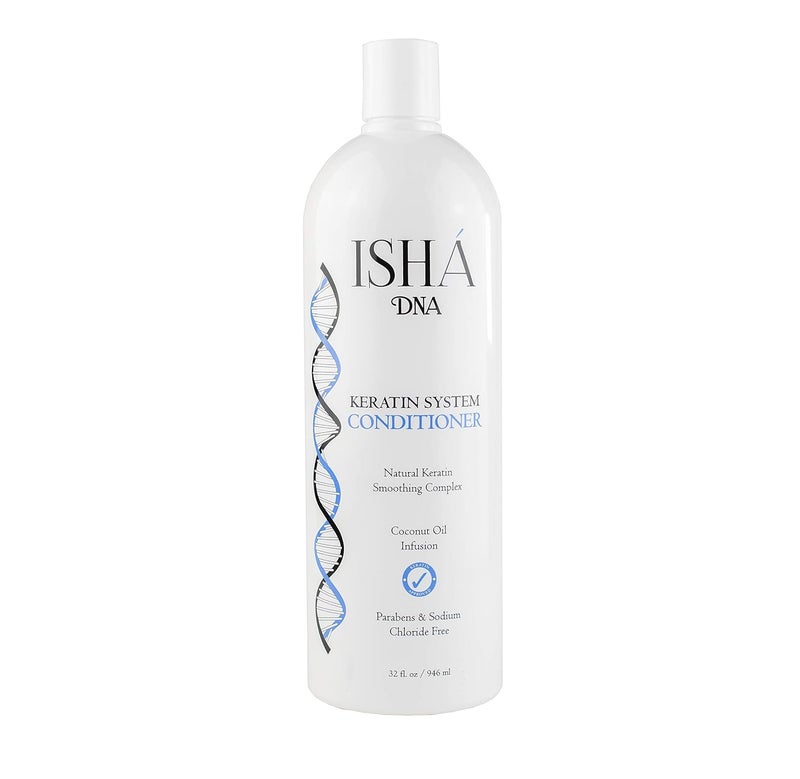 Keratin Treatment System Conditioner  Sulfate and Parabens Free  Perfect for Keratin Treated Hair  Keratin and Coconut Oil Infused Conditioner  For All Types of Hair 32 Fl oz