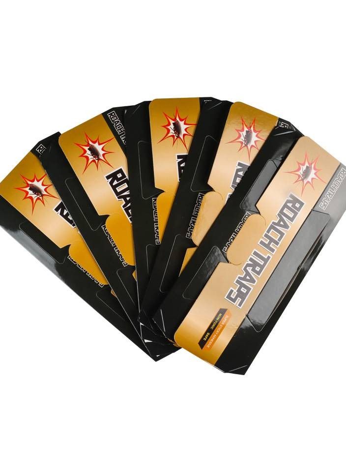 Generic 5pcs Cockroach Trap Sticker For Kitchen Corner Safety Glue Trap  - Image 2