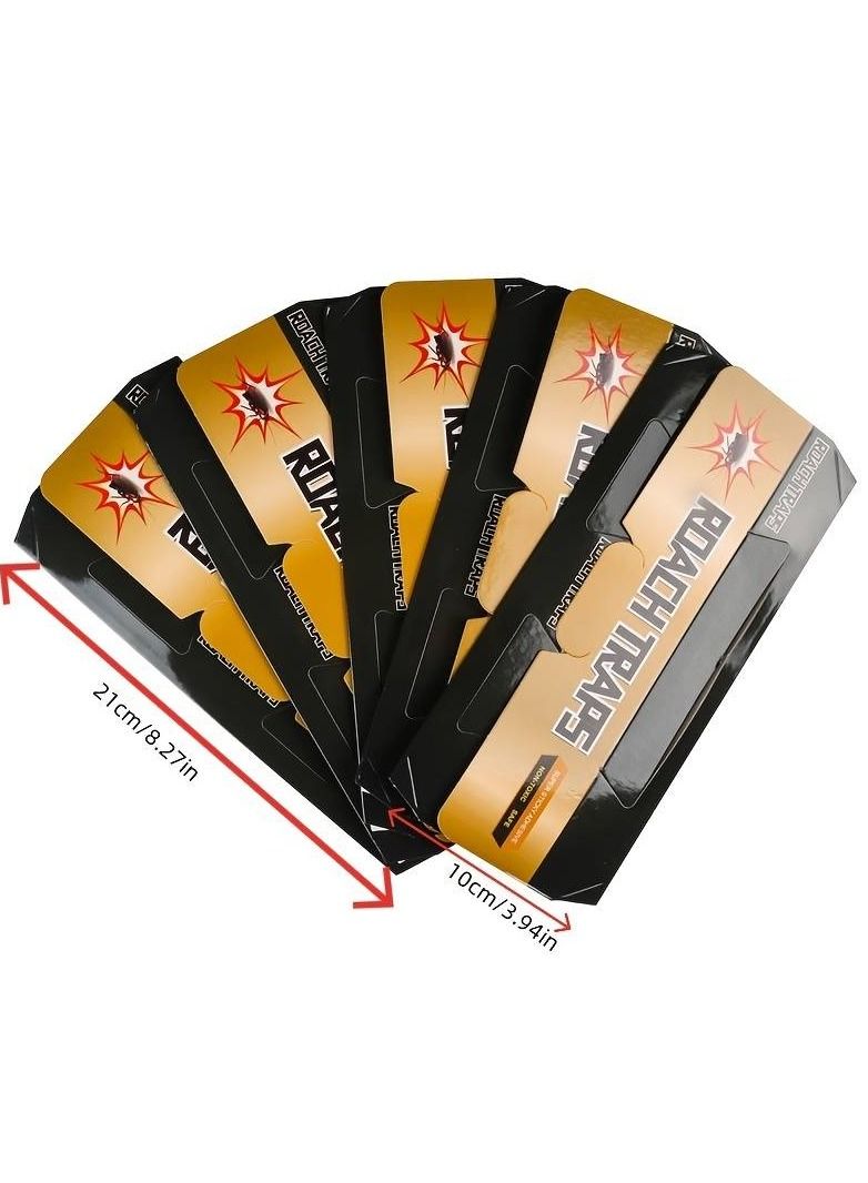 Generic 5pcs Cockroach Trap Sticker For Kitchen Corner Safety Glue Trap  - Image 5