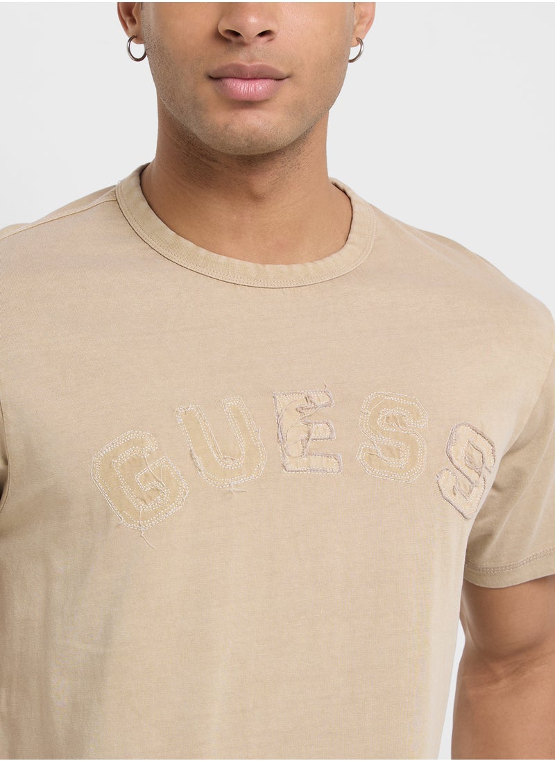 GUESS - Crew Neck Short Sleeve T-Shirt - Image 1