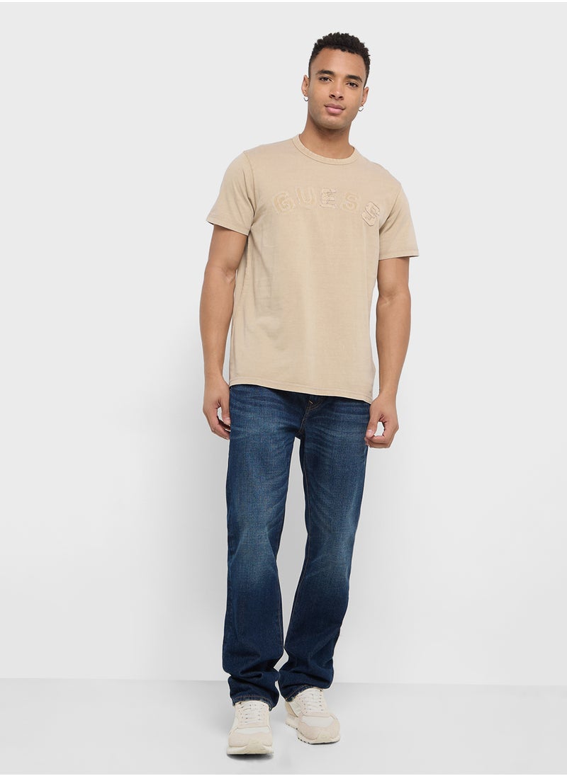 GUESS - Crew Neck Short Sleeve T-Shirt - Image 1