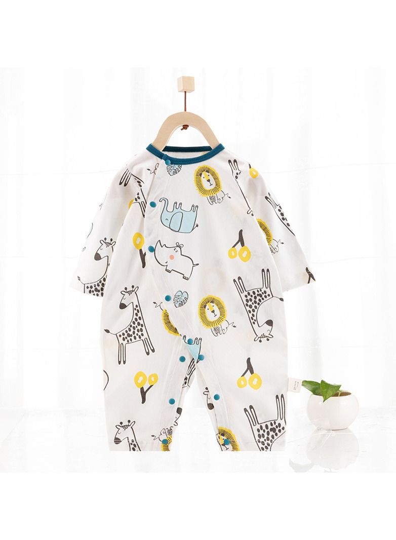 Loquat Baby Summer Cotton-thin Comfort Jumpsuit