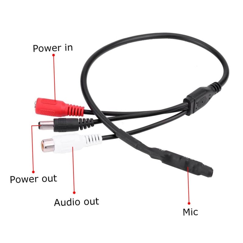 4 Sets Audio Monitoring Microphone Pickup With Active Sound Reader Easy Install - Image 3