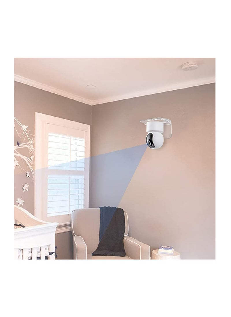 Generic - Acrylic Small Wall Shelf Set of 3 Wall Mount Holder with 2 Types of Installation for Security Cameras Baby Monitors Speakers Easy to Install No Drill - Image 1