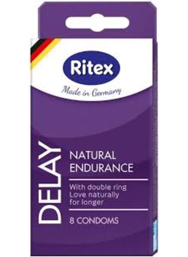 ريتكس RITEX LONGTIME CONDOMS 8PCS