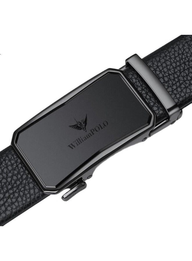 Williampolo King Paul Leather Belt Men'S Business Automatic Buckle Genuine Leather Waist Belt Valentine'S Day Gift For Boyfriend Husband - Image 1