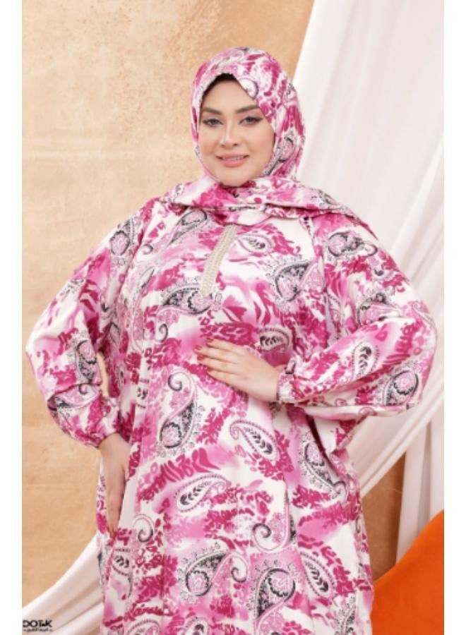 Free size cloak, 60/120 kg cotton, with belt  - Image 2