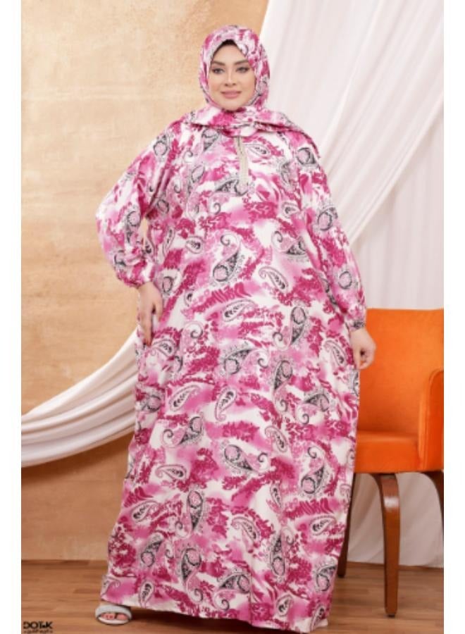 Free size cloak, 60/120 kg cotton, with belt  - Image 3