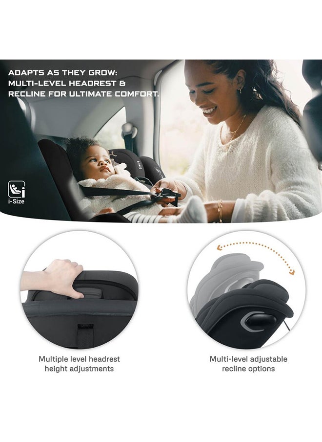 I-Gaurdia Swivel 360° Rotatable Convertible Baby Infant Toddler Car Seat, I-Size Ecer129, Isofix, Recline & Adjustable, Side Impact Protection, Memory Foam 0-12Yrs (40-150Cm/0-36Kg), Group 0+/1/2/5