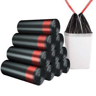 3 Rolls Thickened Drawstring Neck Garbage Bag Household Affordable Portable Trash Bin Medium Large Plastic Bag 3 package [black]] - pzsku/Z09D0B9B559A82E0F050EZ/45/1746224265/f4af7ad2-f8c2-43d7-97cd-3020cf617874