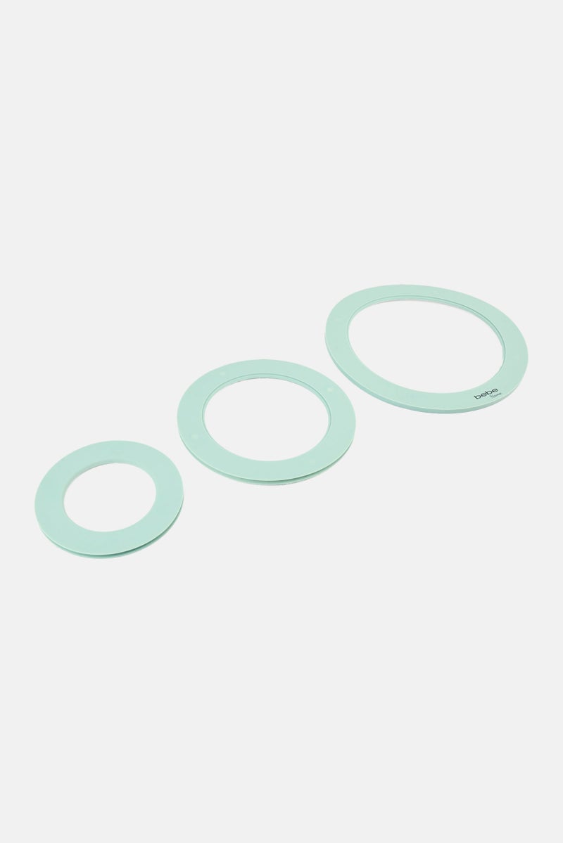 Bebe Home 3 Pieces Magnetic Trivet Set 23 x 18 x 13 cm, Green  - Image 2