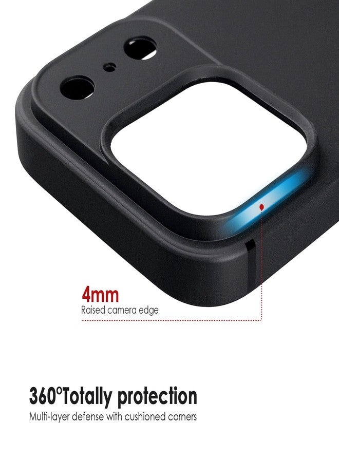 TENOC Phone Case Compatible with 17 Pro, Black Case Anti-Fingerprint Protective Bumper Matte Cover for 6.3 Inch - Image 3