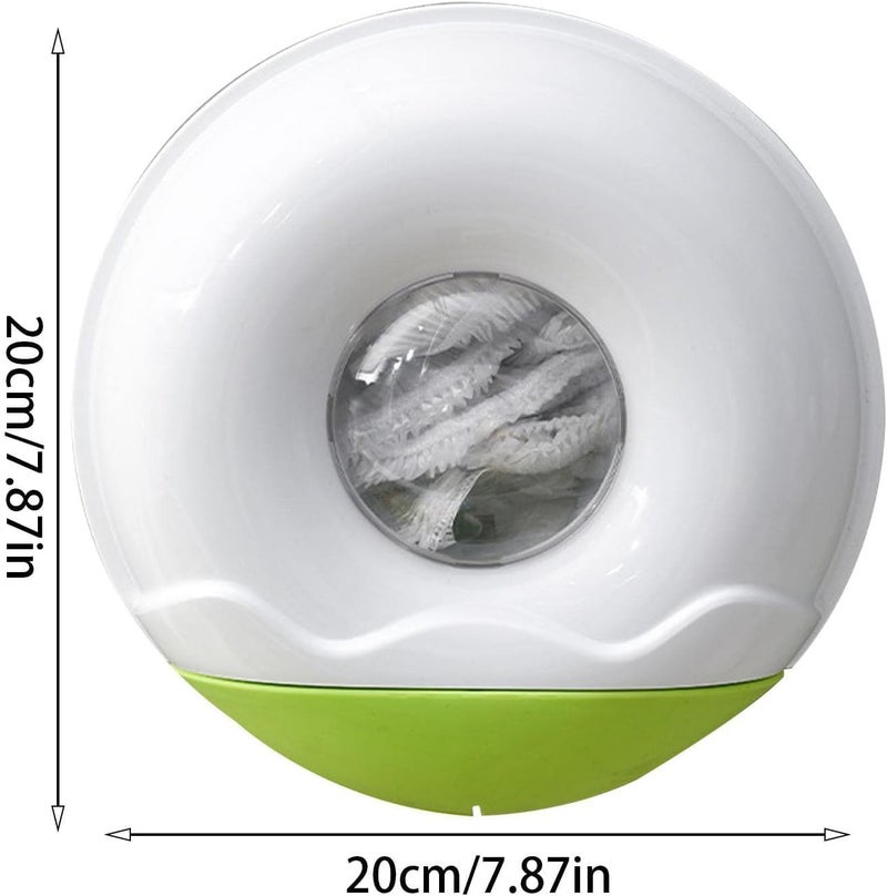 Multi-Color Plastic Bag Organizer Wall Mounted, Practical Bag Dispenser for Storing Trash Bags, Shopping Bags, Round Space Saving Design, Easy to Use - Image 2