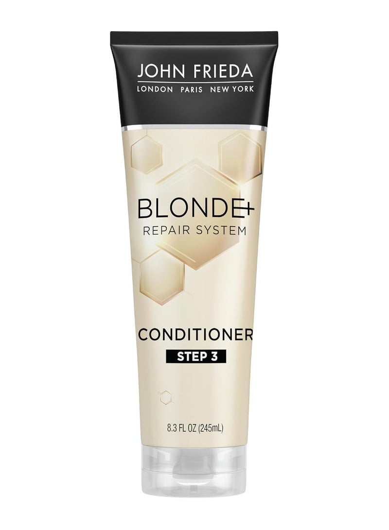 John Frieda John Frieda Blonde+ Hair Repair System, Conditioner with Bond Building Complex, Restores Moisture and Protects Hair From Further Damage, Step 3 of Hair Repair System, 8.3 Oz  - Image 1