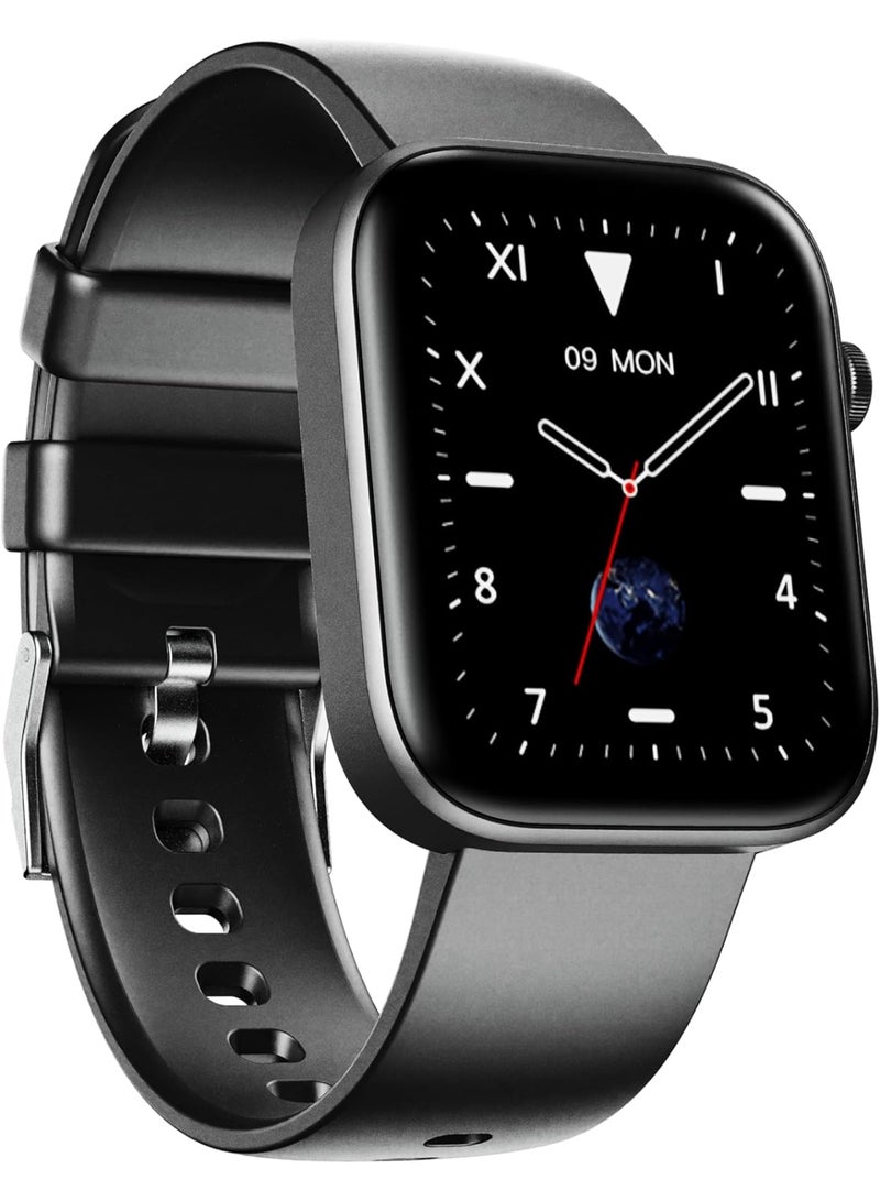 HMD WATCH P1 Smartwatch, 1.83" HD Display, 4 Day Battery, 700+ Sports Mode via HMD Watch App, IP67 Dust & Water Resistant, Health Monitor, Sleep Score, Fitness Tracker, iOS & Android (Black) black - Image 1