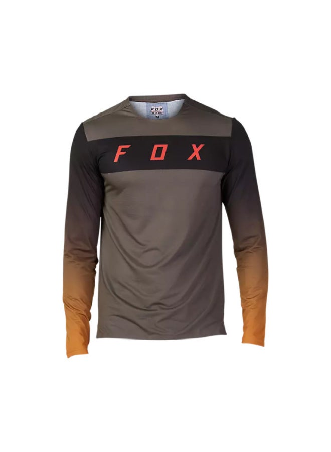 New Fox Riding Suit Off-road Mountain Bike Downhill Suit Long Sleeve Quick-dry Simple Print Sports Motorcycle Jacket
