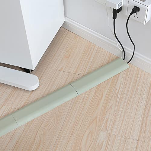 SYGA 1 Piece Cable Organizer Desk Tidy USB Charger Headphone Cables Holder Wire Drop Lead_White - Image 4