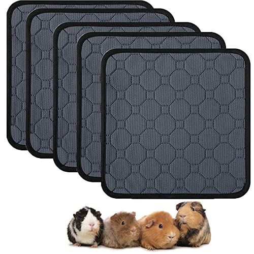 Guinea Pig Cage Liners  Washable Guinea Pig Pee Pads Waterproof Reusable  Anti Slip Guinea Pig Bedding Fast and Super Absorbent Pee Pad for Small Animals Rabbit Hamster Rat