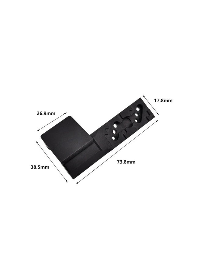 Generic - Hidden Screw 20mm Rail Version Short M300M600 Flashlight Extension Bracket-Color:Red - Image 1
