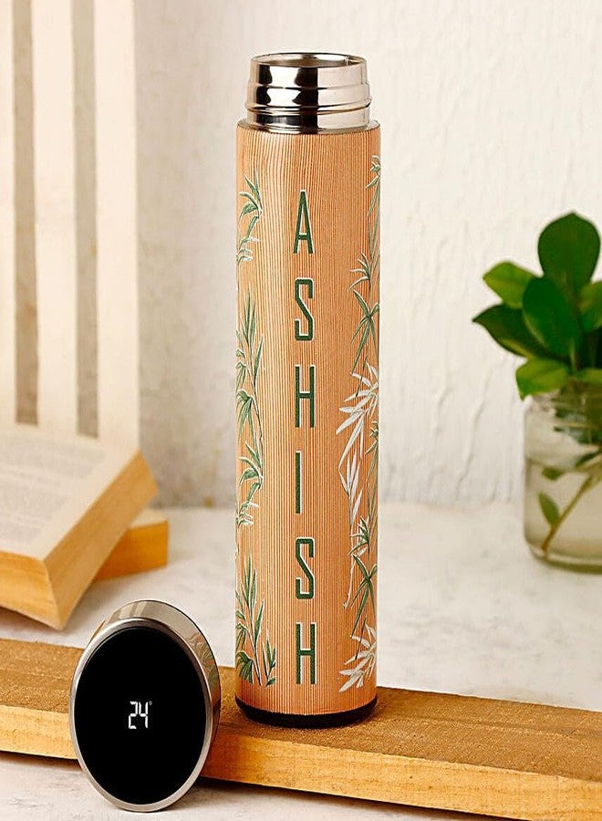FNP قارورة حرارية مزودة بإضاءة LED من FNP مع إمكانية إضافة اسم مخصص ومصفاة، مثالية للمناسبات الخاصة، وهدايا مميزة. - Image 1