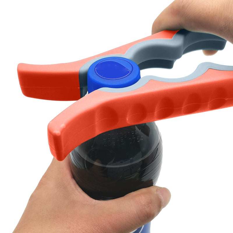 Otstar Jar Opener Bottle Opener and Can Opener for Weak hands, Seniors with Arthritis and Anyone with Low Strength, Mutil Jar Opener Get Lids Off Easily (Orange) - Image 5