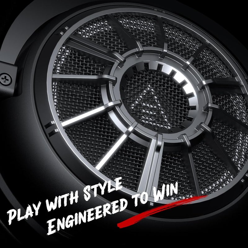 EKSA سماعة الألعاب StarEngine E5000S للكمبيوتر، PS4، PS5، سويتش، Xbox One، Xbox Series X/S - سماعات ألعاب سلكية مع ميكروفون قابل للفصل لإلغاء الضوضاء، محركات 50 مم، سماعات كمبيوتر فوق الأذن 3.5 مم - Image 5