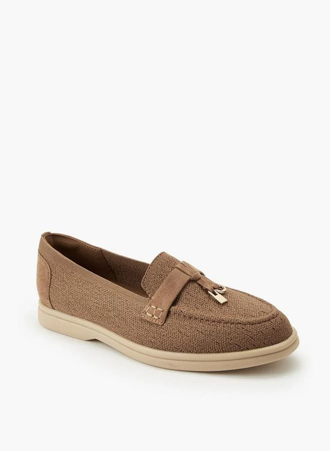 لو كونفورت Women Metal Charm Loafers