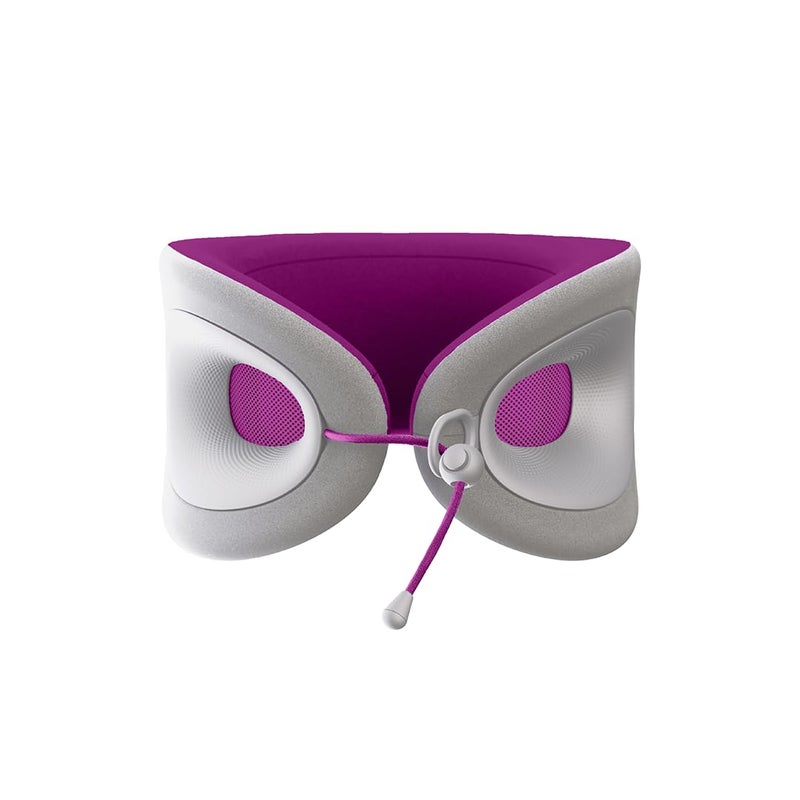 Cabeau Travel Essential Neck Pillow Fits Most Neck Sizes 1121 inches Evolution X Three Ways to Adjust for Ultimate Comfort on Long Flights Amethyst - Image 2