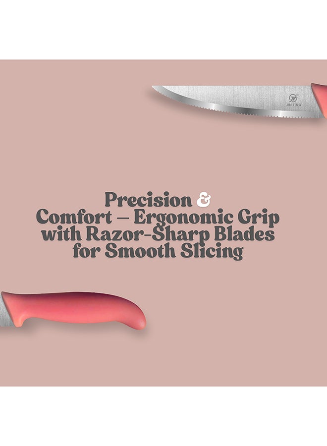 Feelings 3-Piece Kitchen Knife Set – Precision Cutting Blades - Image 3
