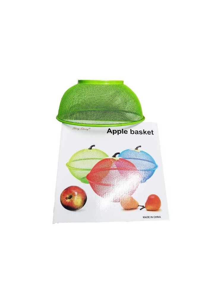 APPLE BASKET Fruit Basket Bowl Storage Fruit Bowl Fruit Basket Metal Wire Vegetable Bowl Creative Fruit Dish for Table Centerpiece for Living Room Kitche Pantry Office  - Image 4