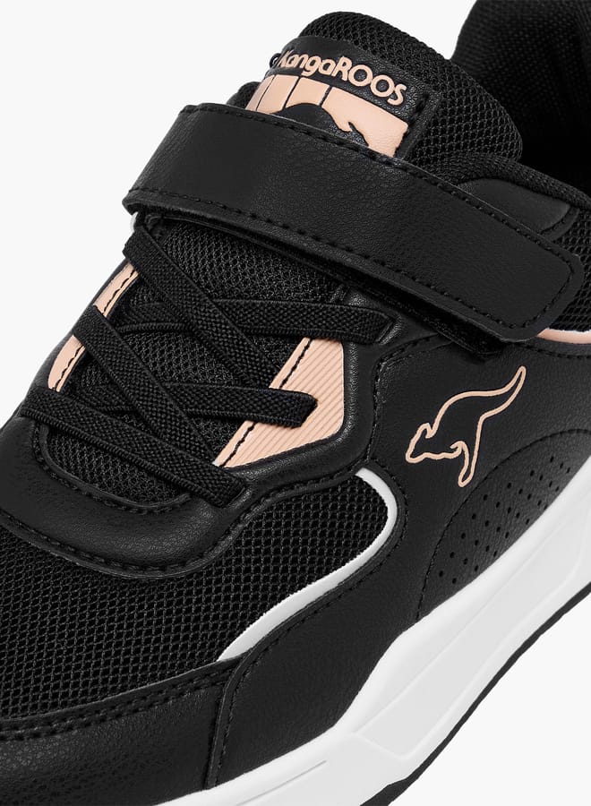 kangaROOS Boys' Colourblock Sneakers with Hook and Loop Closure  - Image 4
