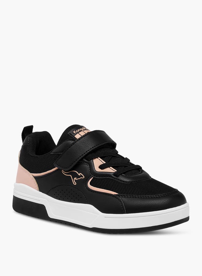 kangaROOS Boys' Colourblock Sneakers with Hook and Loop Closure  - Image 2