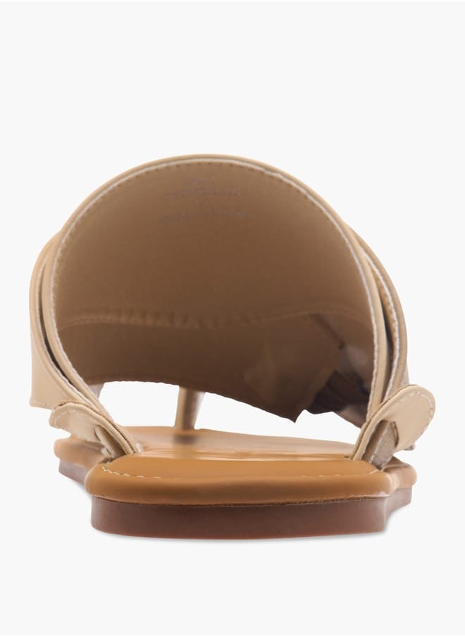 Al Waha Men's Textured Slip-On Arabic Sandals  - Image 4