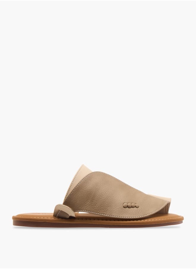 Al Waha Men's Textured Slip-On Arabic Sandals  - Image 2