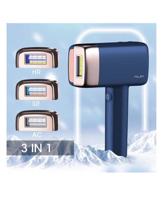 T14 Hair Removal Device With Three Lenses, One For Body Hair, One For Removing Wrinkles And Tightening The Skin, And One For Removing Acne