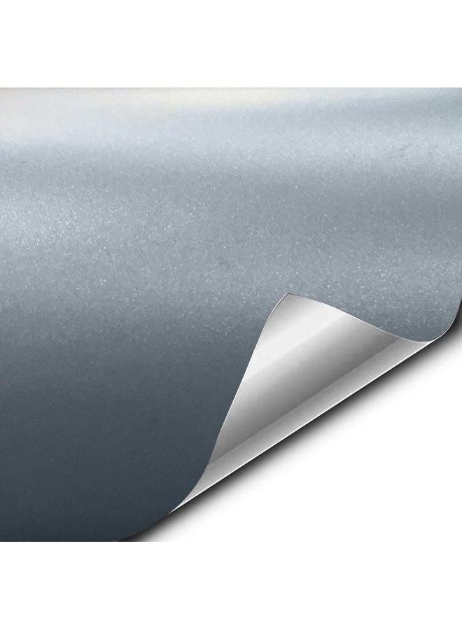 + Matte Iridium Silver Vinyl Wrap Roll (3ft x 5ft)