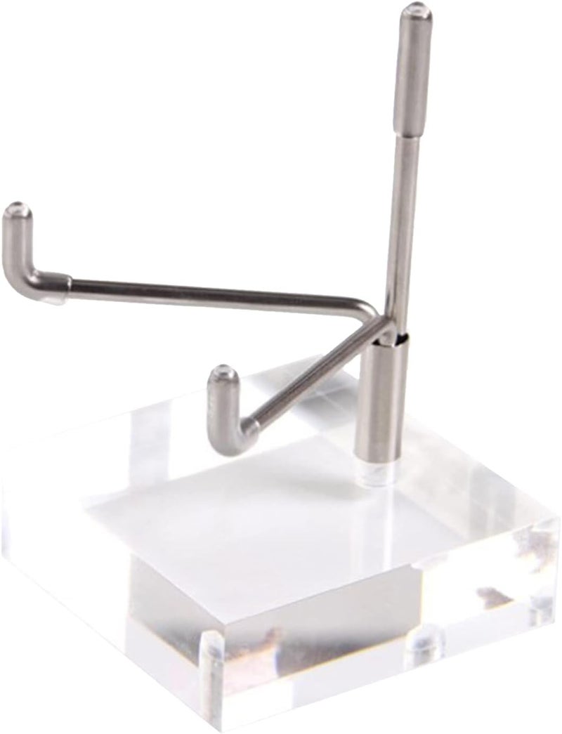 klarako Durable Acrylic Display Stand Holder Shelf for Fossils Rocks Geode Crystal Collectibles, M - Image 3