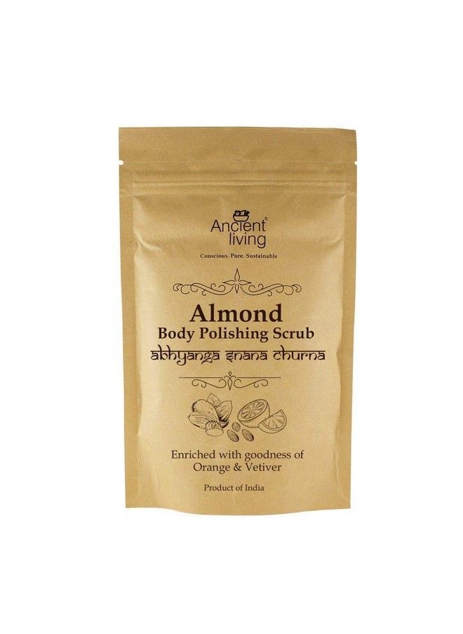 Ancient Living - Organic Almond Body Polishing Scrub 100 Gm Pouch - Image 1
