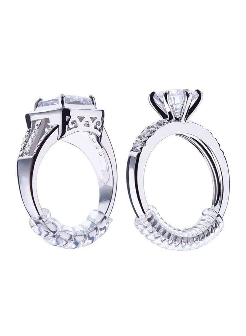 YUJA 12-piece ring adjuster, ring size adjuster, suitable for a variety of materials and different styles of rings, safe and environmentally friendly, easy to use, durable and durable, providing personalized choices, convenient and efficient. - Image 3