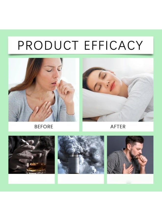 SOUTH MOON Lung Cleansing Spray,Natural Respiratory Cleanse Breathe Spray,Mullein Leaf Extract for Lungs,Herbal Spray Cleaning Spray,Breath Spray,Throat Spray,Lung Mucus Cleaner,Fresh Breath Spray,Lung Cleanser 30ml - Image 4
