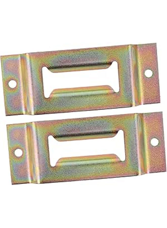 Galvanized Iron E Track Tie Down Anchors Heavy Duty for Trucks Trailers 2pcs - Image 1