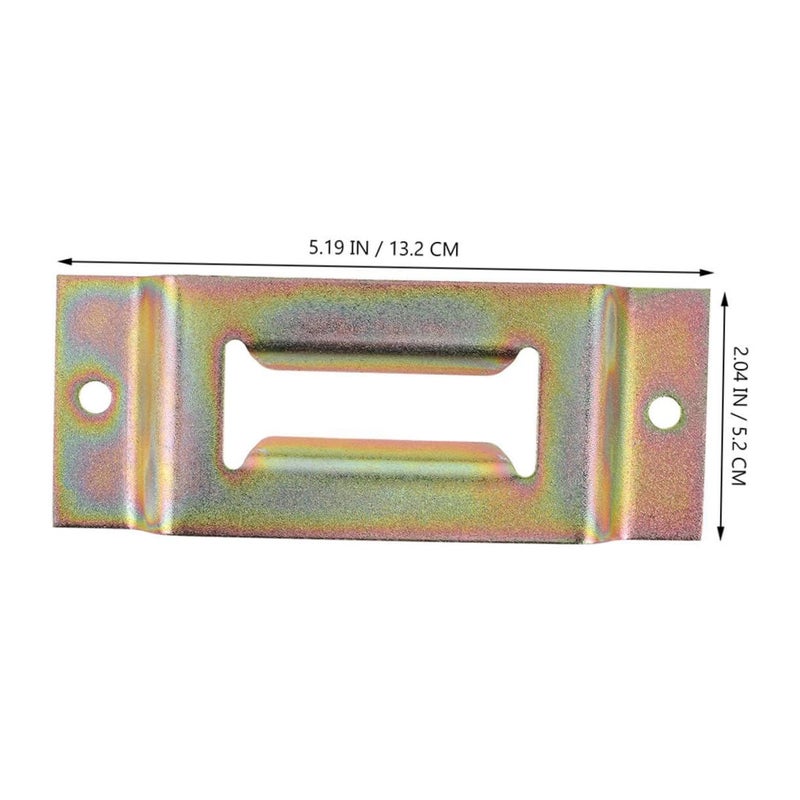Galvanized Iron E Track Tie Down Anchors Heavy Duty for Trucks Trailers 2pcs - Image 3