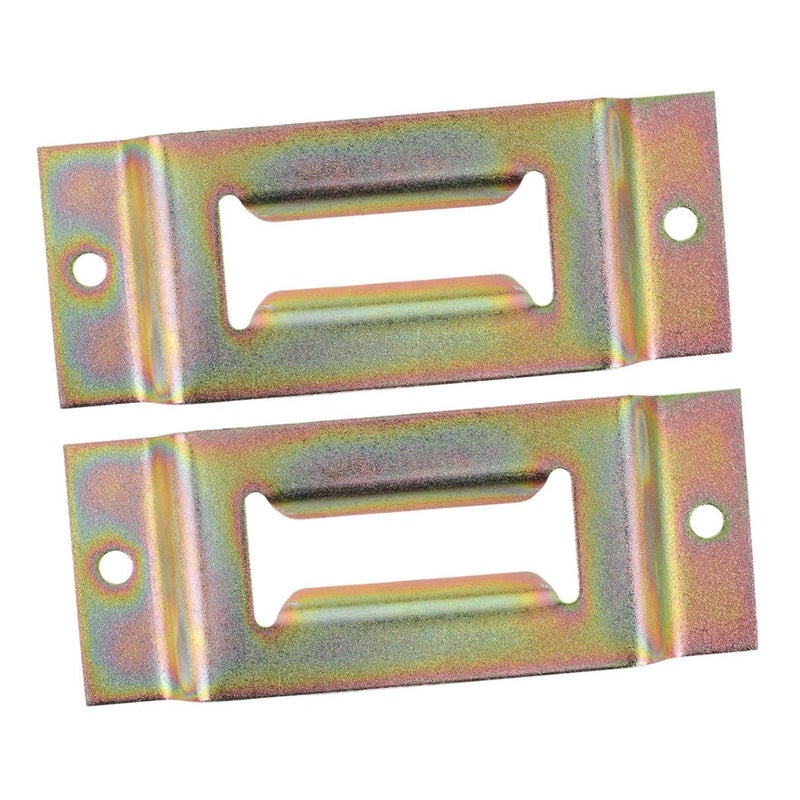 Galvanized Iron E Track Tie Down Anchors Heavy Duty for Trucks Trailers 2pcs - Image 2