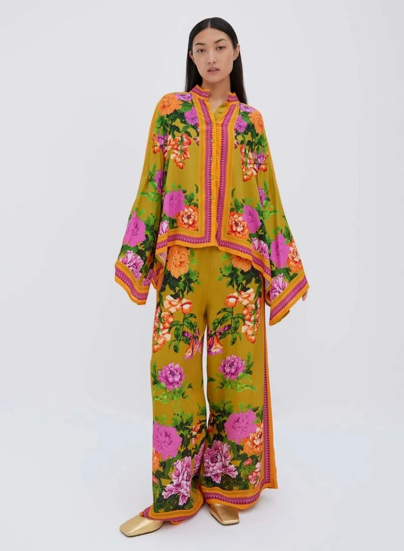 Raishma Alisa Green Shirt